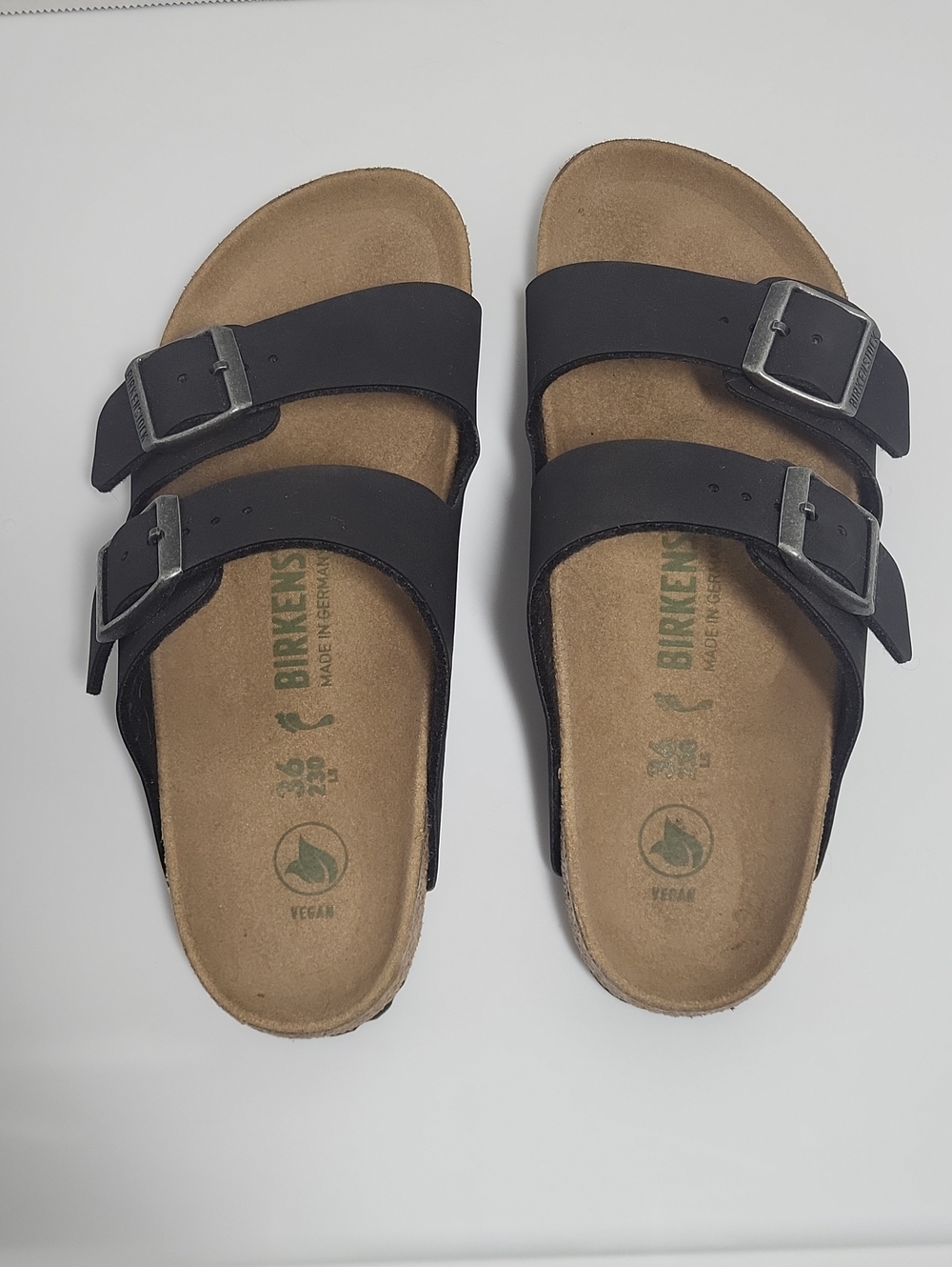 Womens Birkenstock Arizona Vegan Sandals Size US 5 EU 36 (unworn)